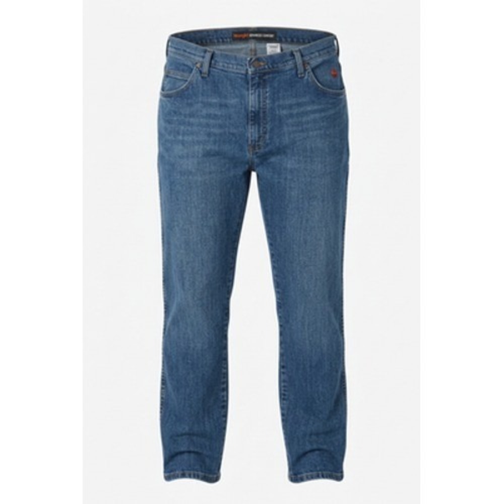 Wrangler Advanced Comfort Flame Resistant Jeans Men 40x30 Blue Straight Workwear